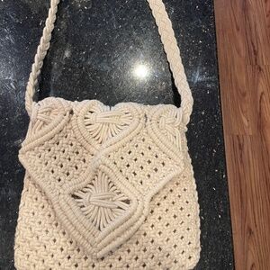 Tommy Bahama Macrame crossbody purse